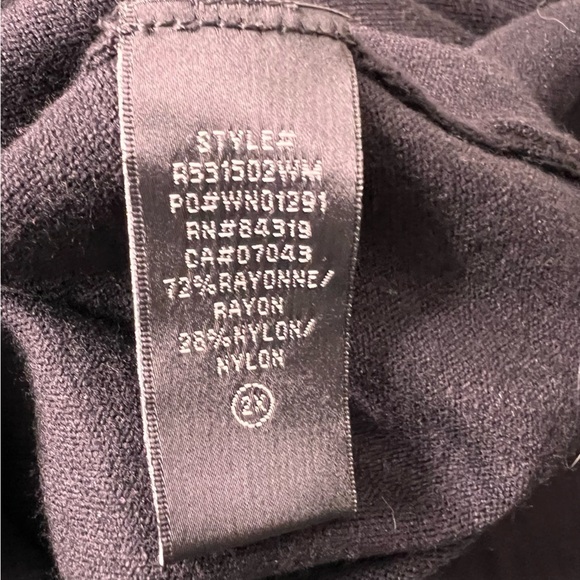 Cyrus Black Long Sleeve Scoop Neck Knit Sweater Size 2x - Picture 10 of 12